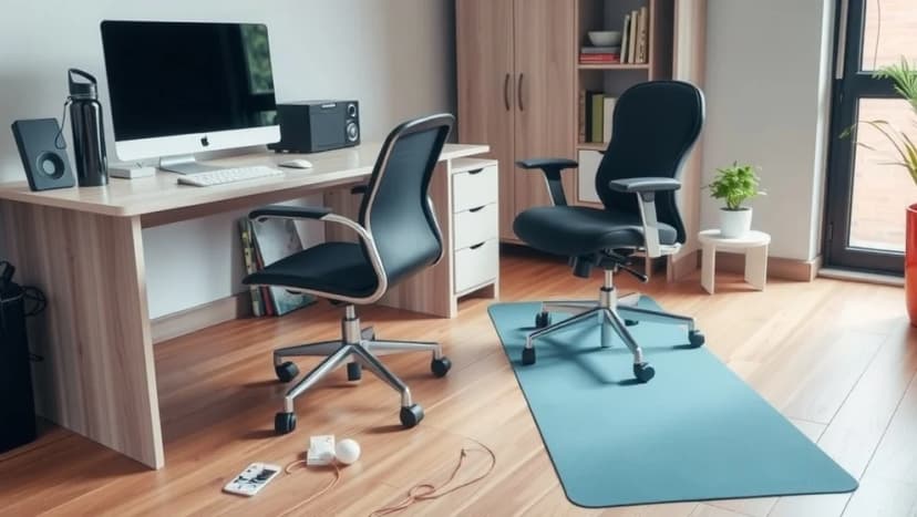 Pausövningar på jobbet hjälper dig må bättre