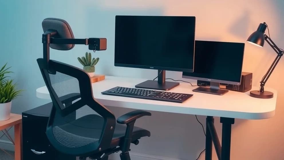 Ergonomi hemmakontor gör arbetet bekvämare